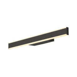SLV aplique LED para baño One Linear, 52 cm, negro, CCT