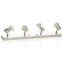 SLV Asto 4 luces downlight de techo con Ring decorativo