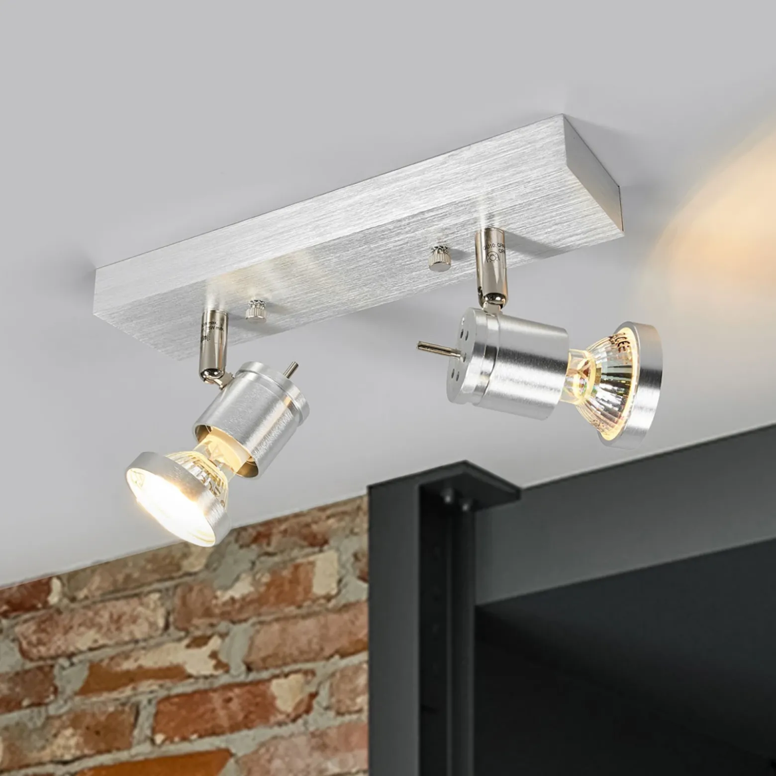 SLV Asto 2 luces downlight de techo con anillo decorativo