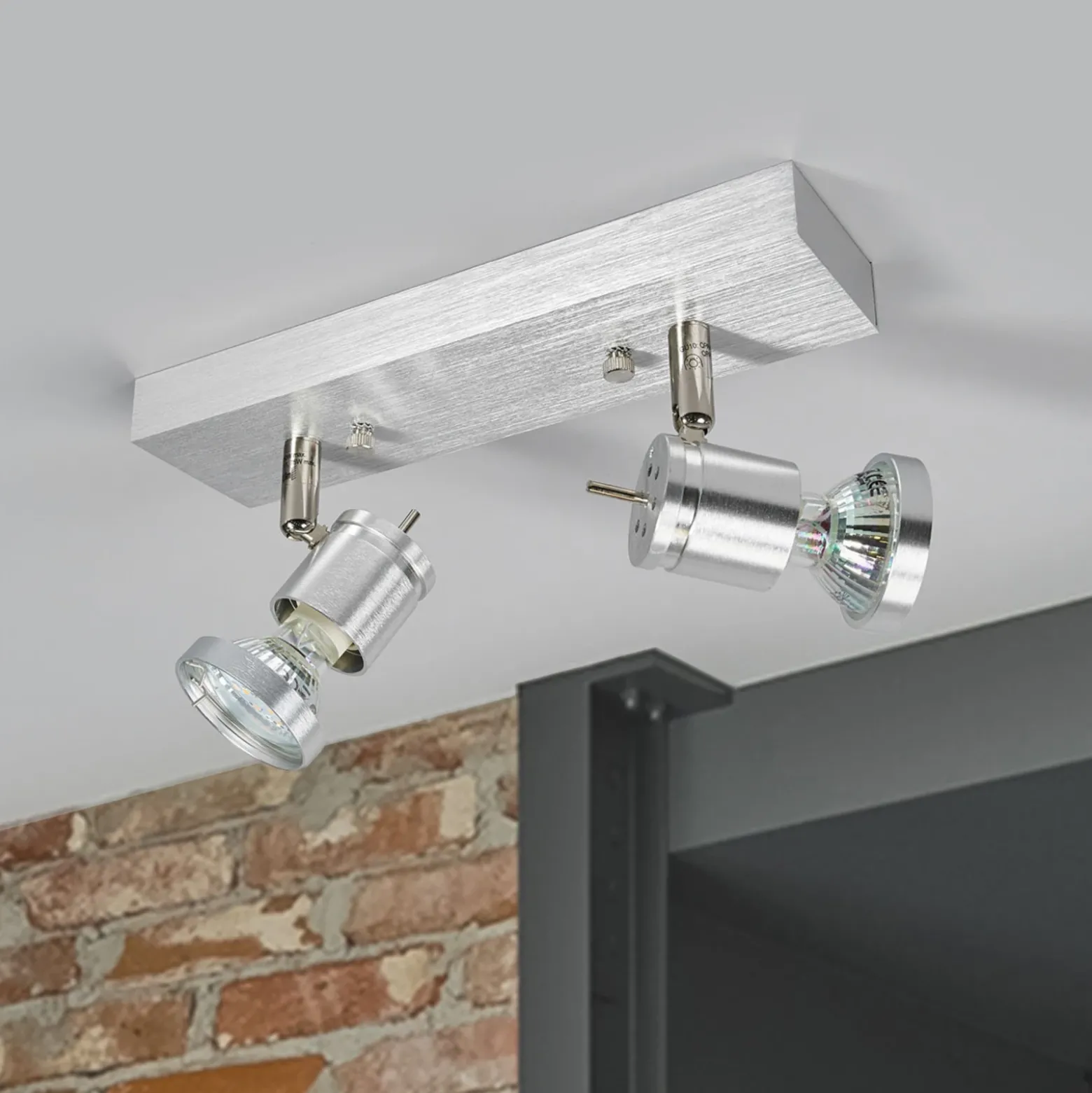 SLV Asto 2 luces downlight de techo con anillo decorativo