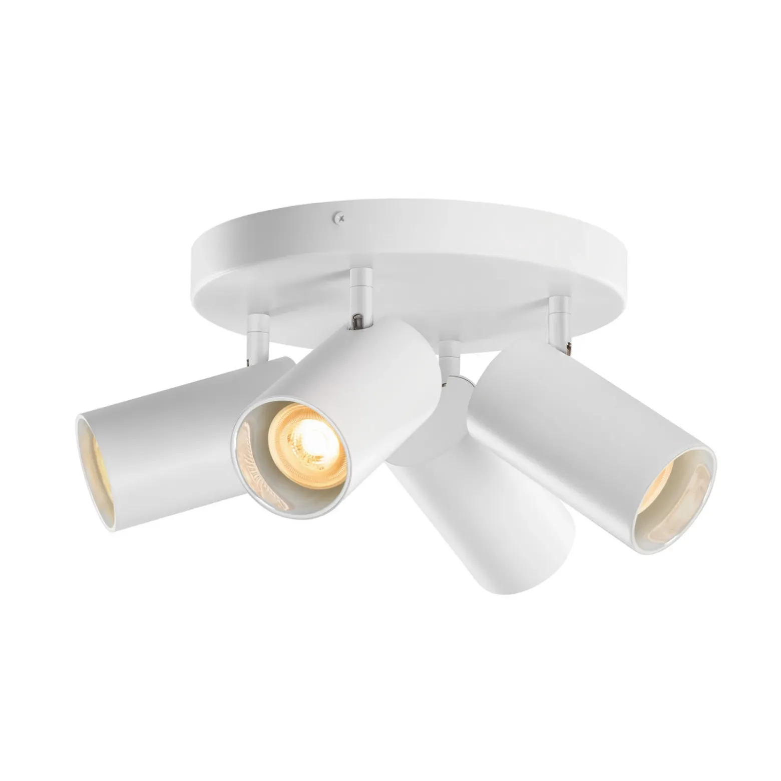SLV Asto Tube Downlight GU10 4 luces. Rondel blanco