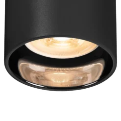 SLV Asto Tube foco GU10 riel monofásico negro