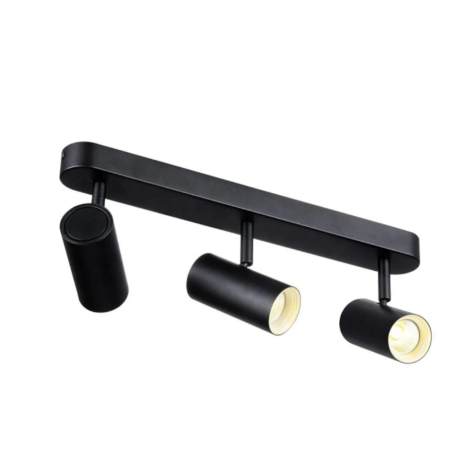SLV Downlight LED Noblo, 3.000 K, negro, longitud 40 cm