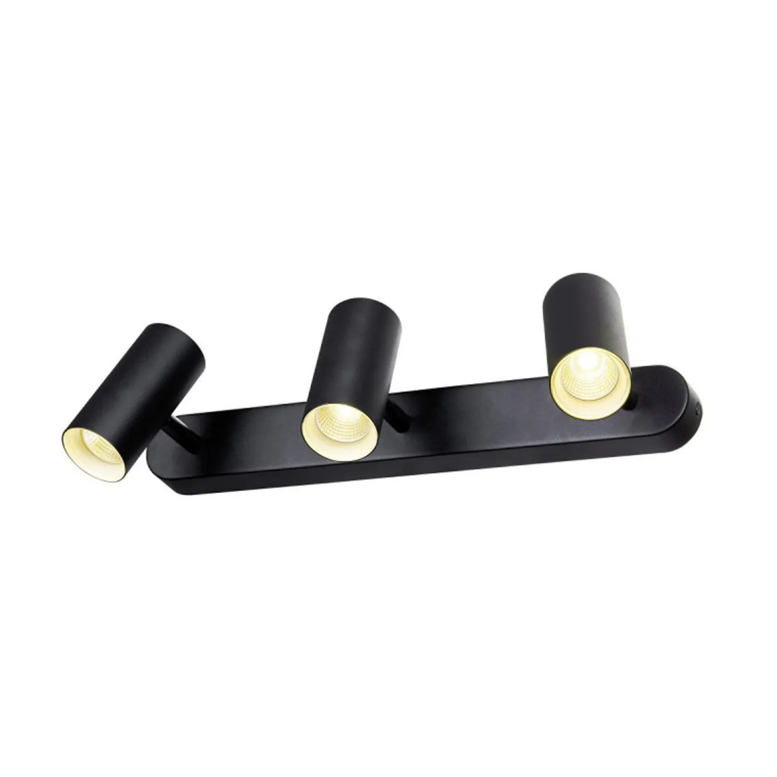 SLV Downlight LED Noblo, 3.000 K, negro, longitud 40 cm