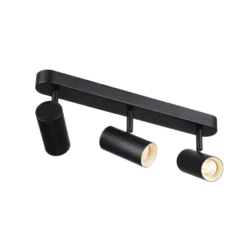 SLV Downlight LED Noblo, 2.700 K, negro, longitud 40 cm