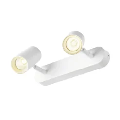 SLV Downlight LED Noblo, longitud 24 cm, metal, 2 luces.