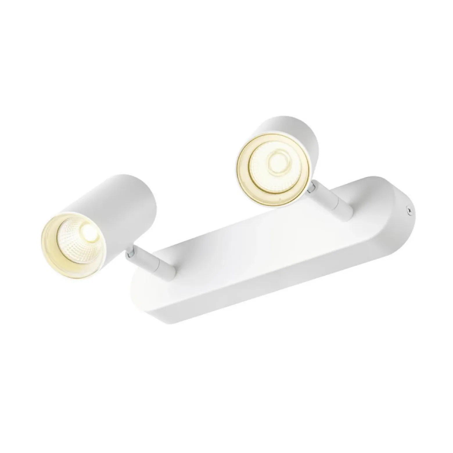 SLV Downlight LED Noblo, longitud 24 cm, metal, 2 luces.