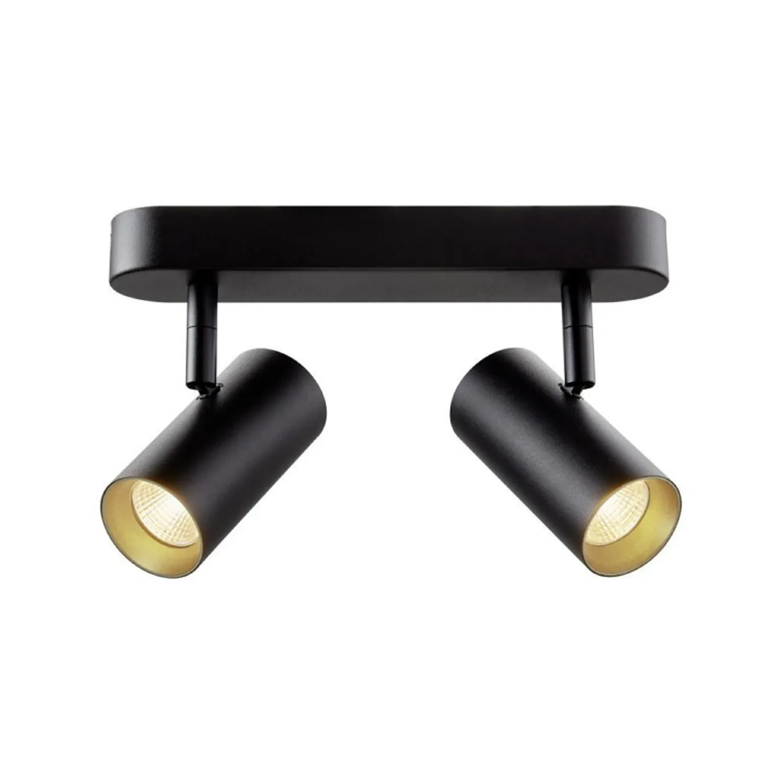 SLV Downlight LED Noblo, negro, 2.700 K, longitud 24 cm