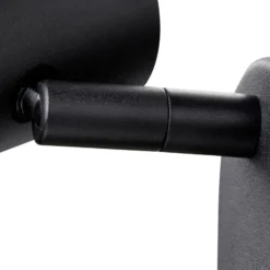 SLV Foco de pared LED Noblo, atenuable a cálido, negro, 13cm
