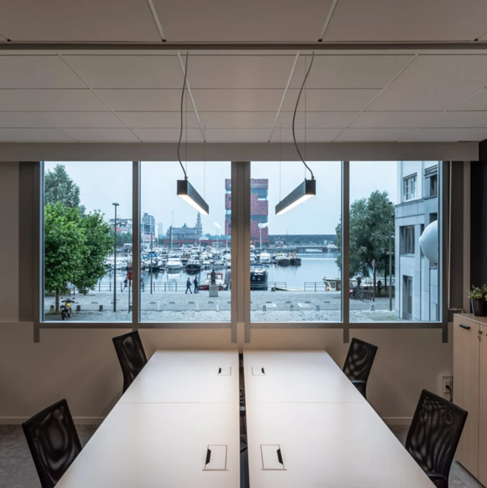 SLV Glenos Lámpara colgante LED 205 cm negro