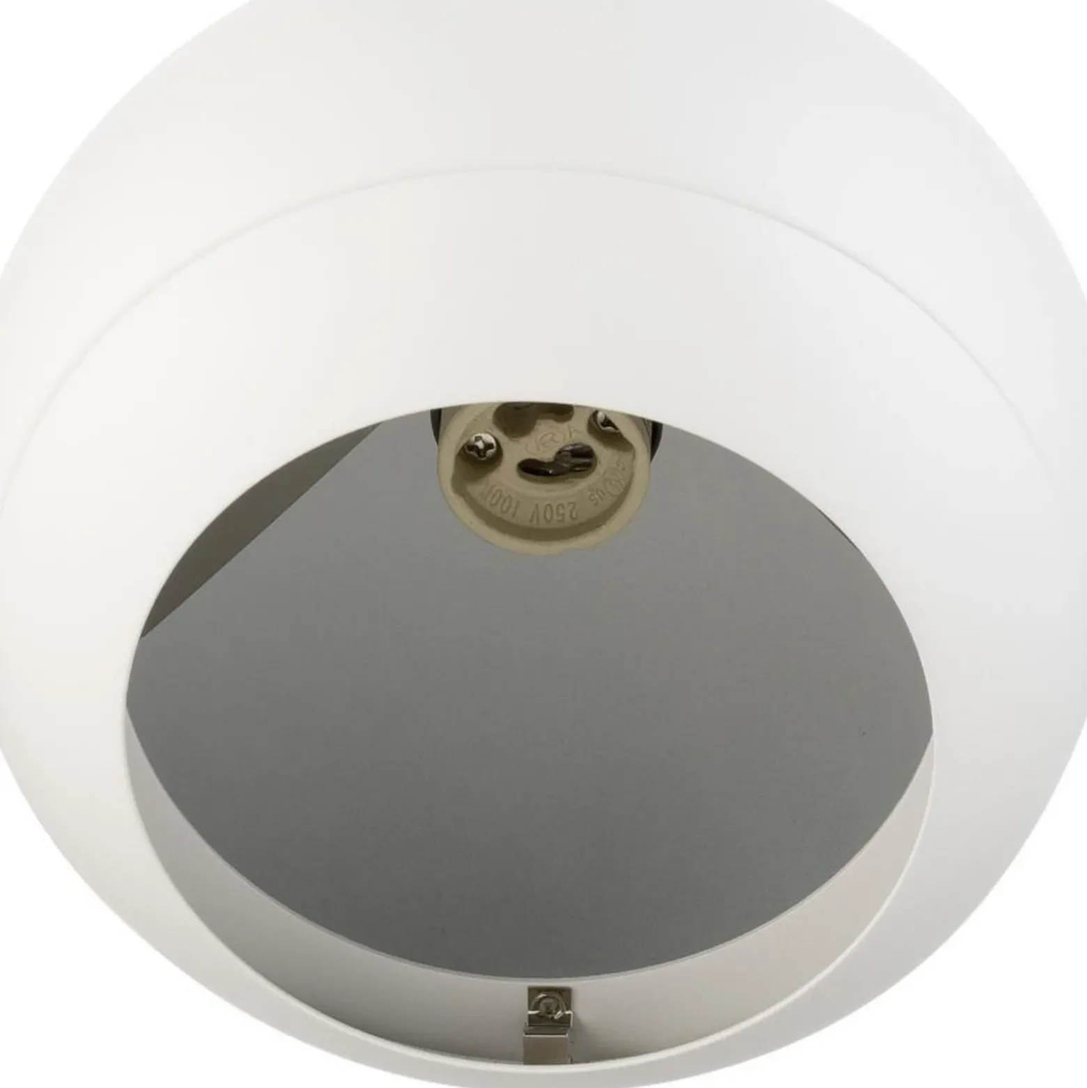 SLV Lámpara colgante Light Eye 150, blanco, Ø 15 cm, metal