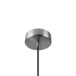 SLV Lámpara colgante Pantilo Rope 20, negro/gris/plata, cristal