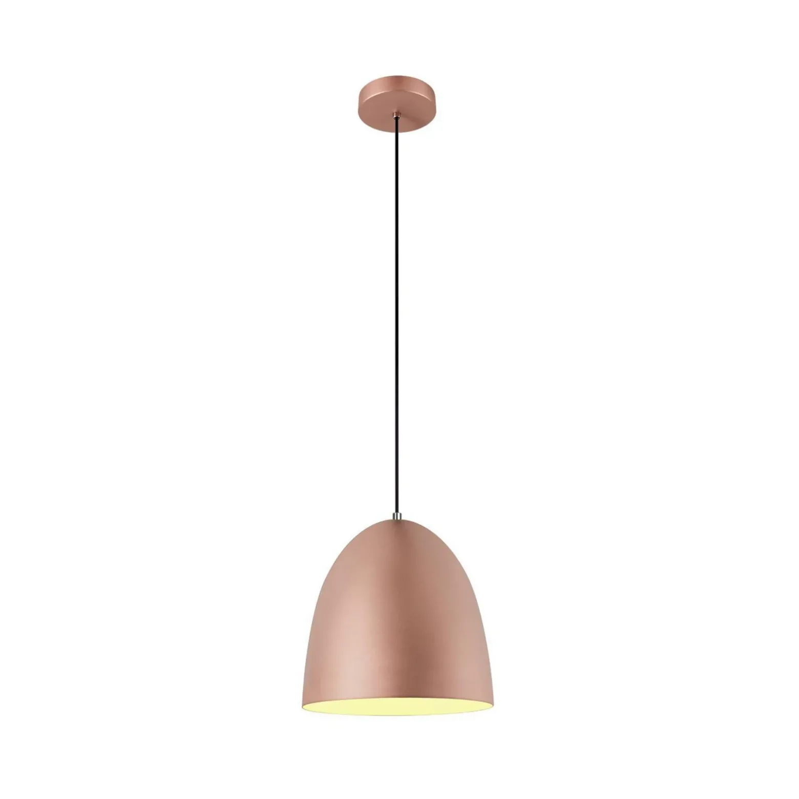 SLV Lámpara colgante Para Cone, Ø 30 cm color cobre/blanco