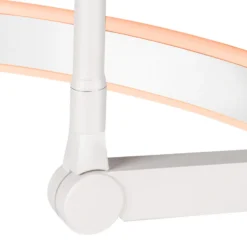 SLV Lámpara de pie LED One Bow FL, blanca, acero, altura 232 cm, CCT