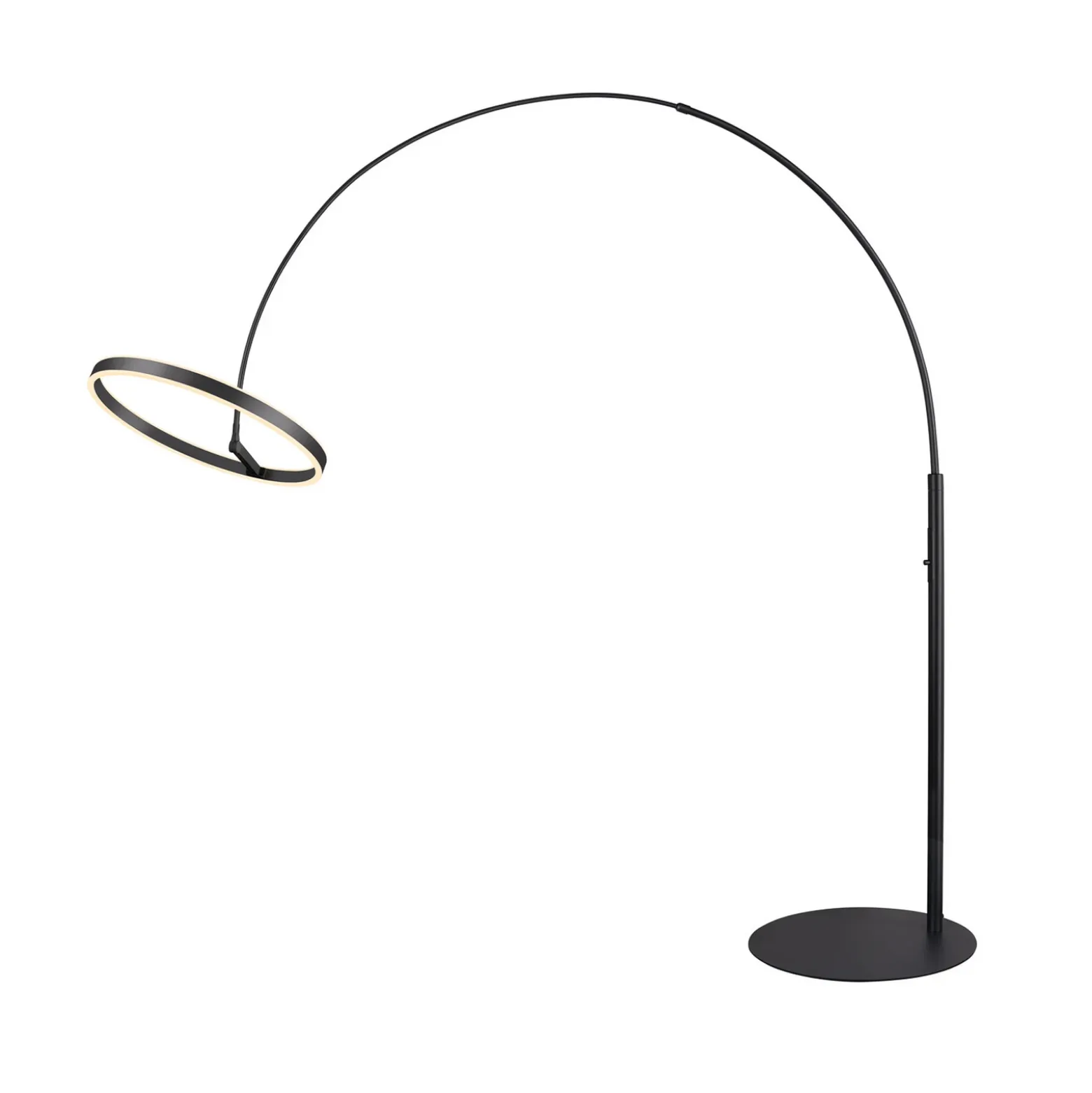 SLV Lámpara de pie LED One Bow FL, negra, acero, altura 232 cm