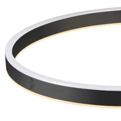 SLV Lámpara de pie LED One Bow FL, negra, acero, altura 232 cm