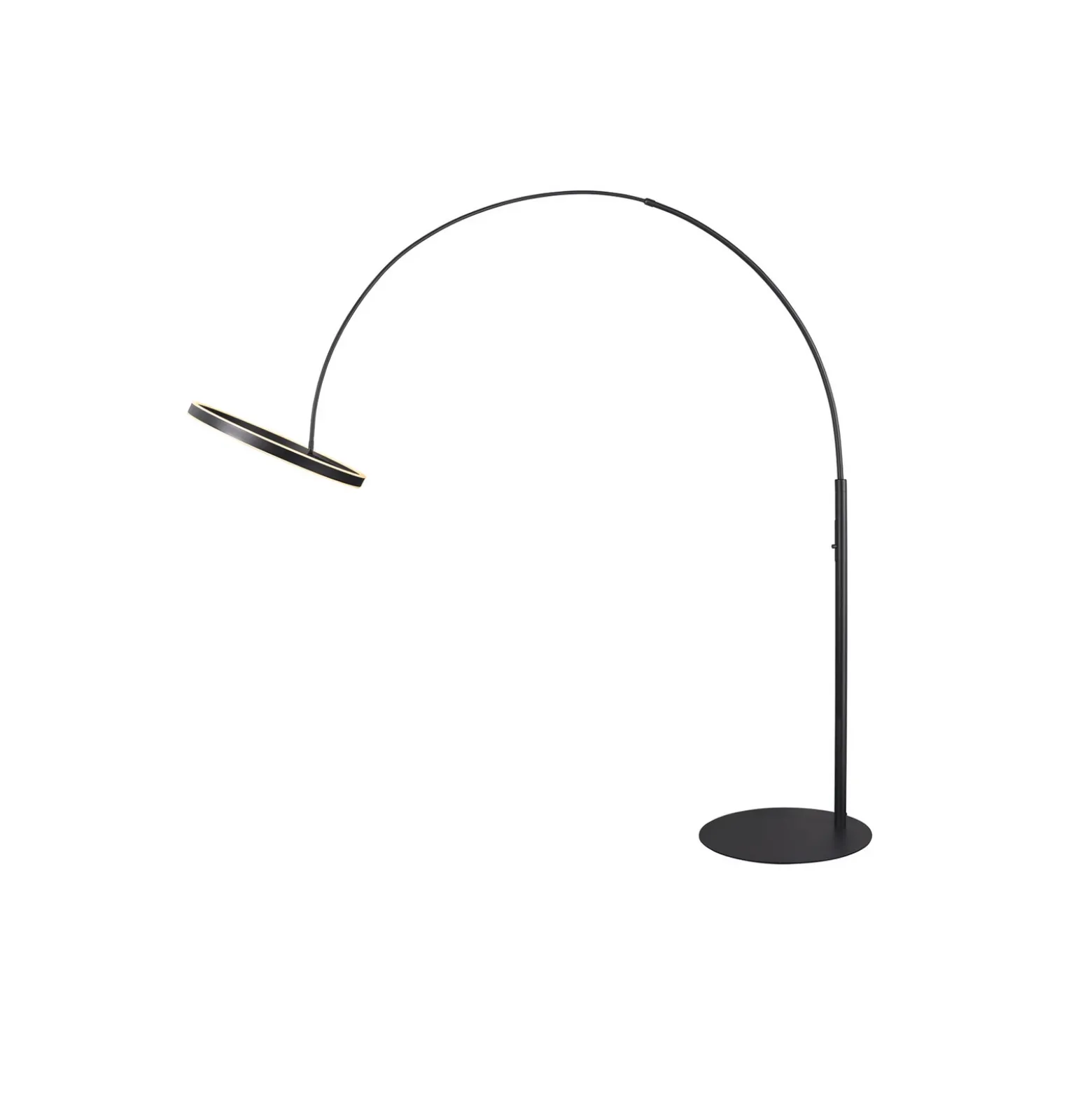 SLV Lámpara de pie LED One Bow FL, negra, acero, altura 232 cm