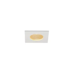 SLV Lámpara empotrable LED Patta-I, blanca, aluminio, longitud 8 cm