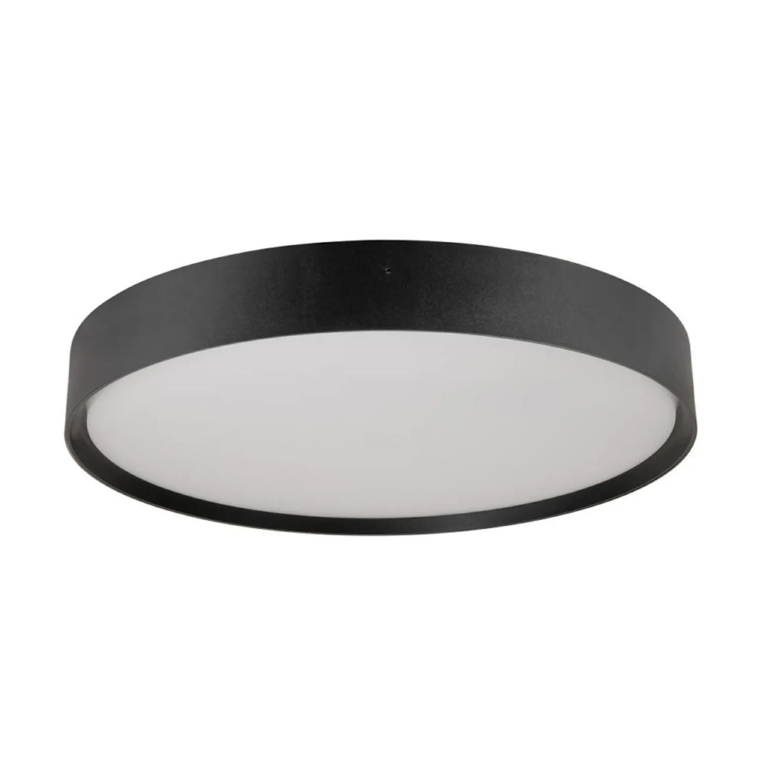SLV Lámpara LED de techo Decona, Ø 42 cm, negro, metal, CCT