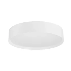 SLV Lámpara LED de techo Decona, Ø 30 cm, blanco, metal, CCT