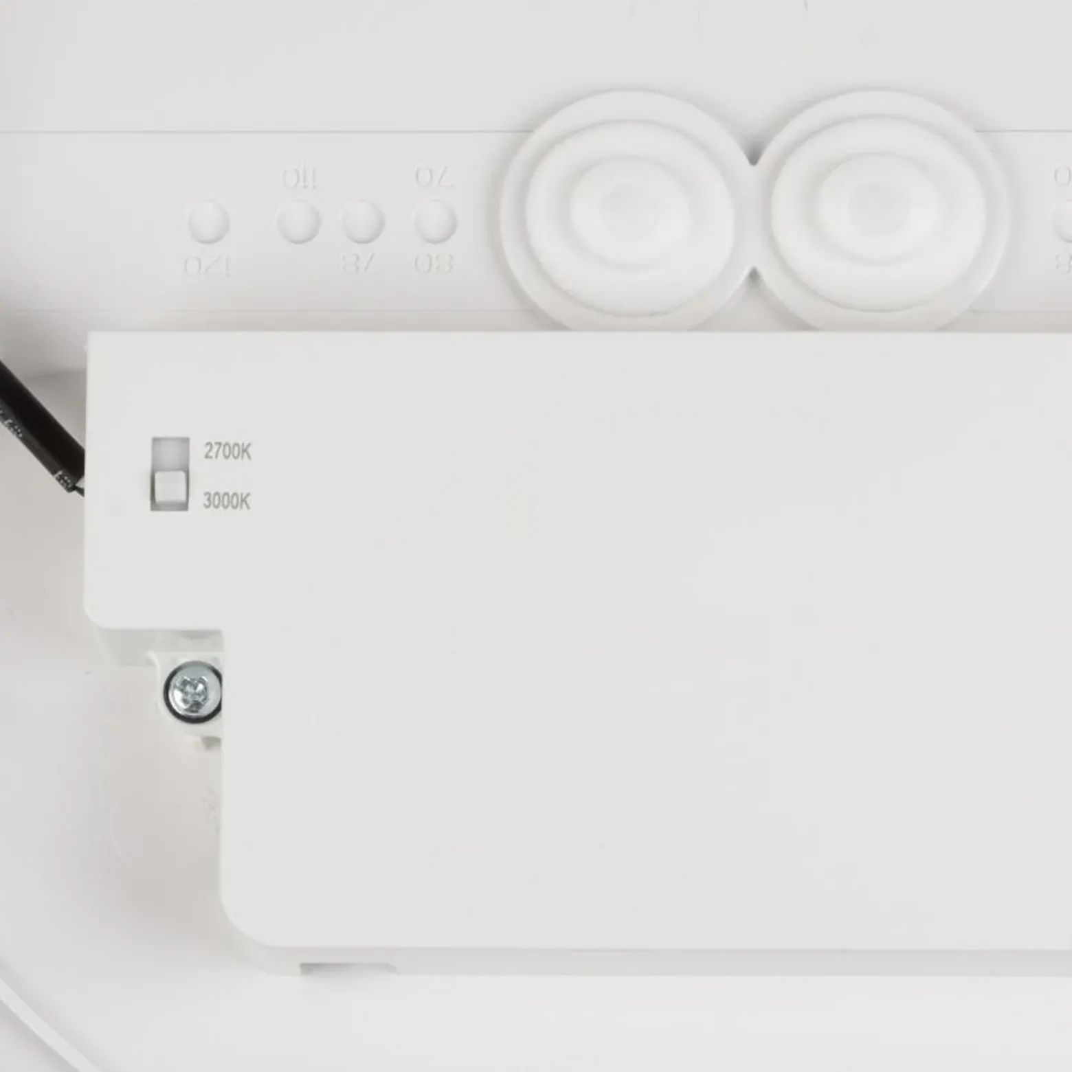 SLV Lámpara LED de techo Decona, Ø 30 cm, blanco, metal, CCT