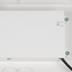 SLV Lámpara LED de techo Decona, Ø 42 cm, blanco/dorado, metal