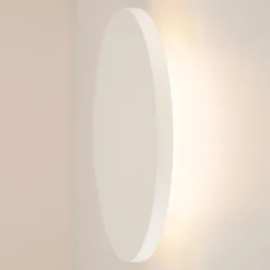 SLV Plastra Aplique de pared LED de escayola, redondo