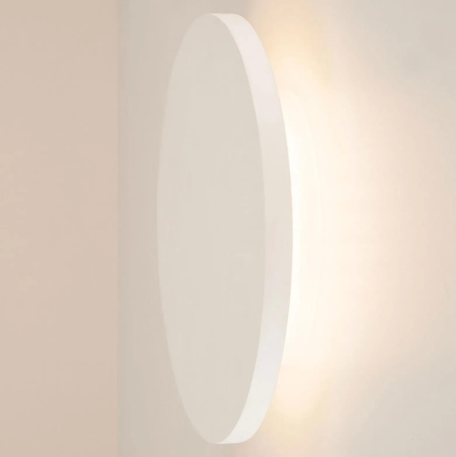SLV Plastra Aplique de pared LED de escayola, redondo