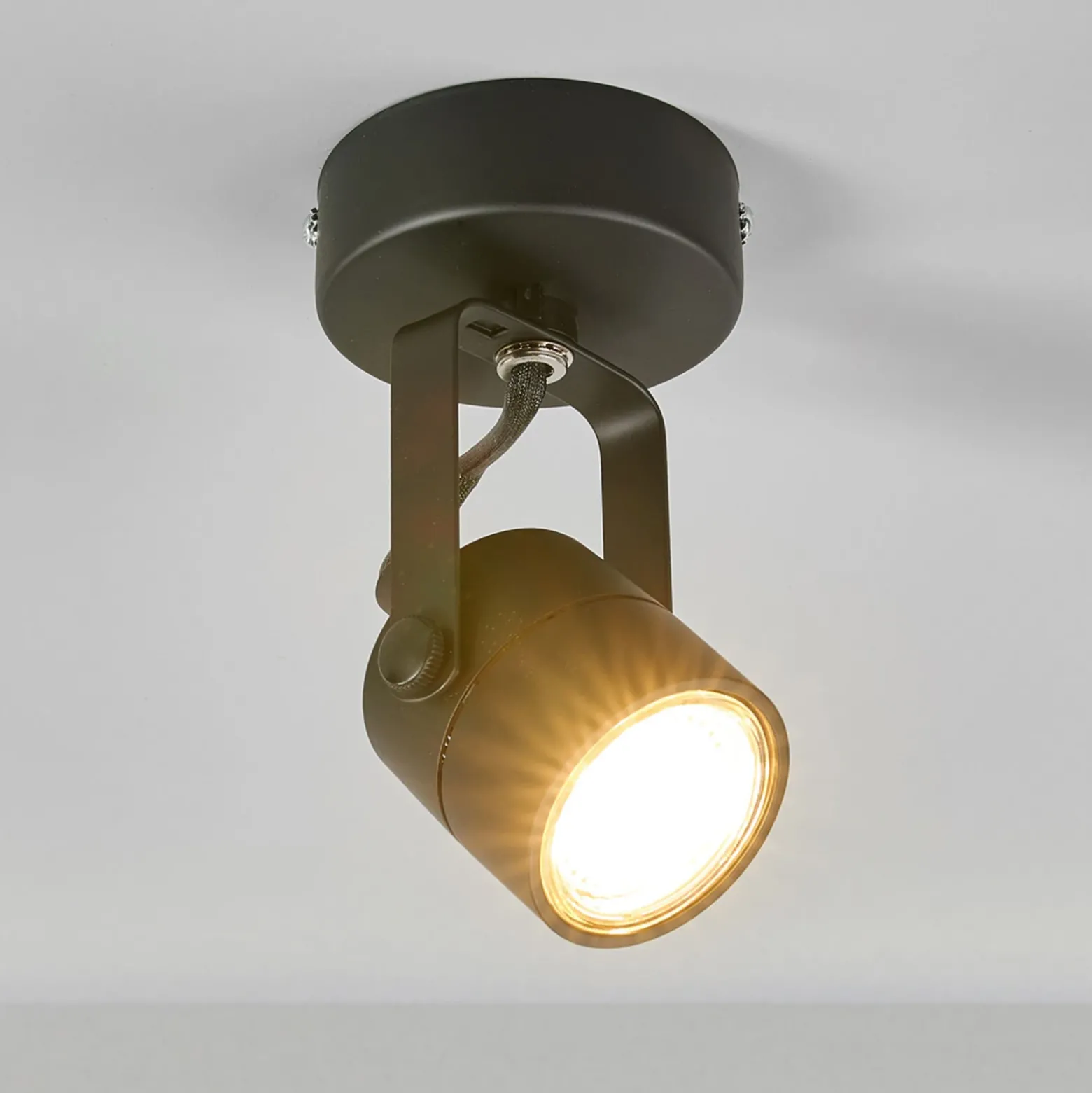 SLV Spot 79 Foco de techo 1fl. 230V negro