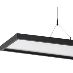 SLV Worklight Lámpara colgante LED de oficina, negra