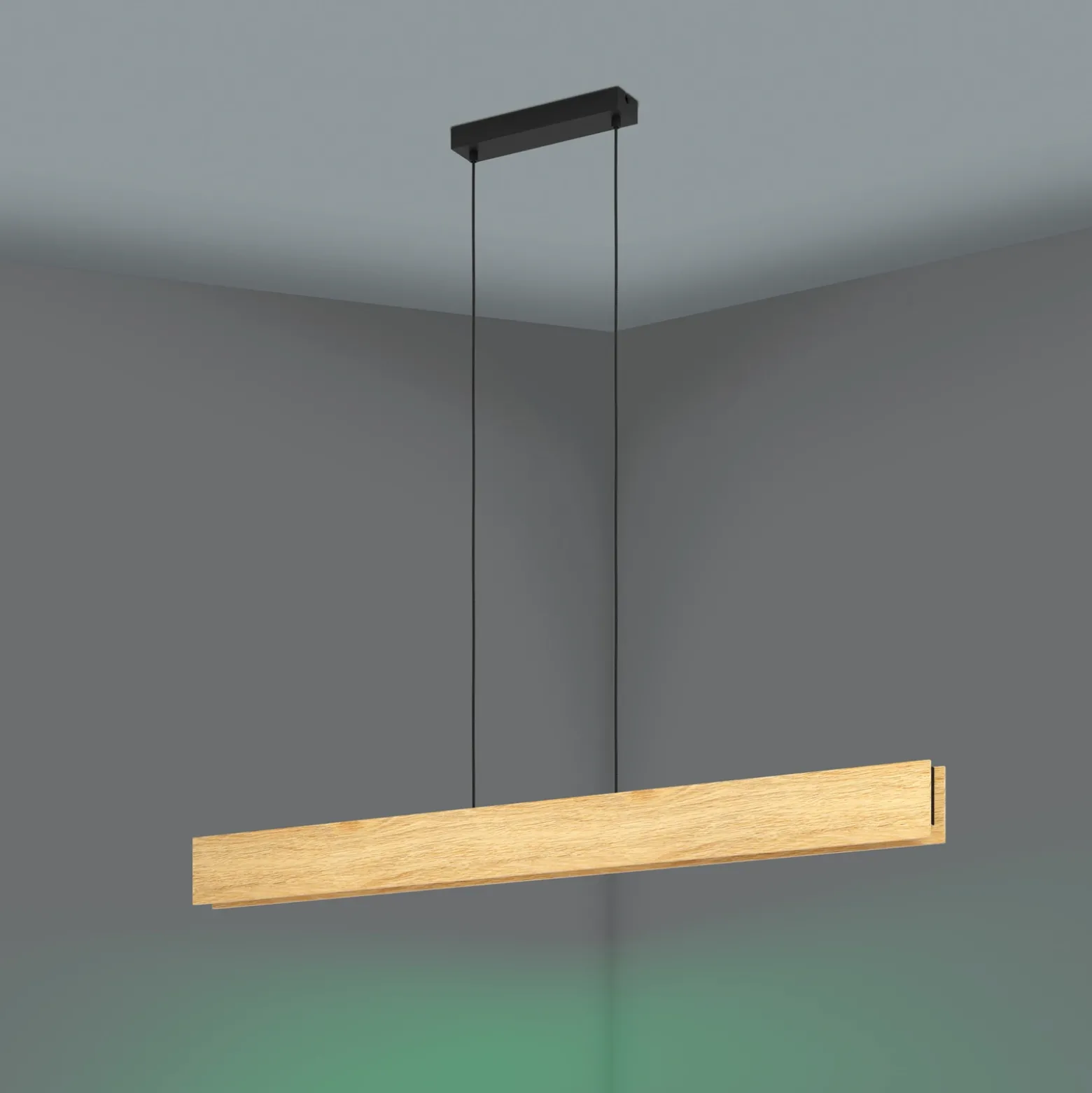 Smart ZIG Lámpara colgante LED Anchorena-Z, longitud 123 cm, RGB, CCT