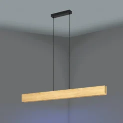 Smart ZIG Lámpara colgante LED Anchorena-Z, longitud 123 cm, RGB, CCT
