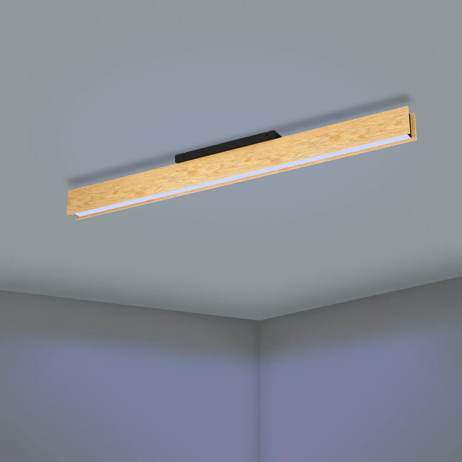 Smart ZIG Lámpara de techo LED Anchorena-Z, longitud 123 cm, RGB CCT