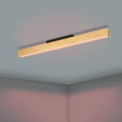 Smart ZIG Lámpara de techo LED Anchorena-Z, longitud 123 cm, RGB CCT