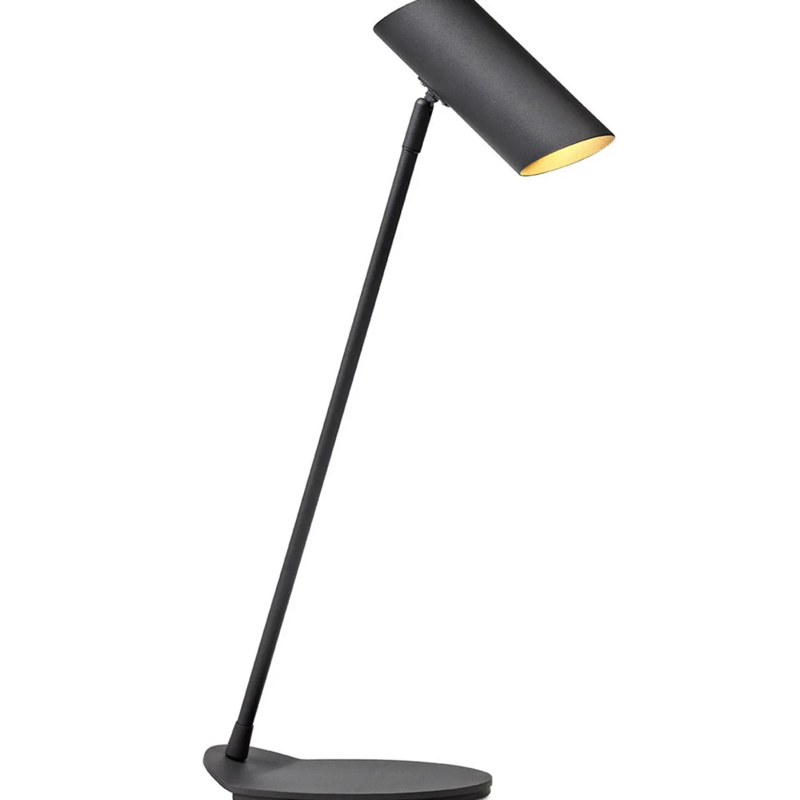 Sofisticada lámpara de mesa Hester, negra