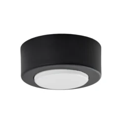 SPOT 53 foco de techo, negro, Ø 11,5 cm, metal, GX53