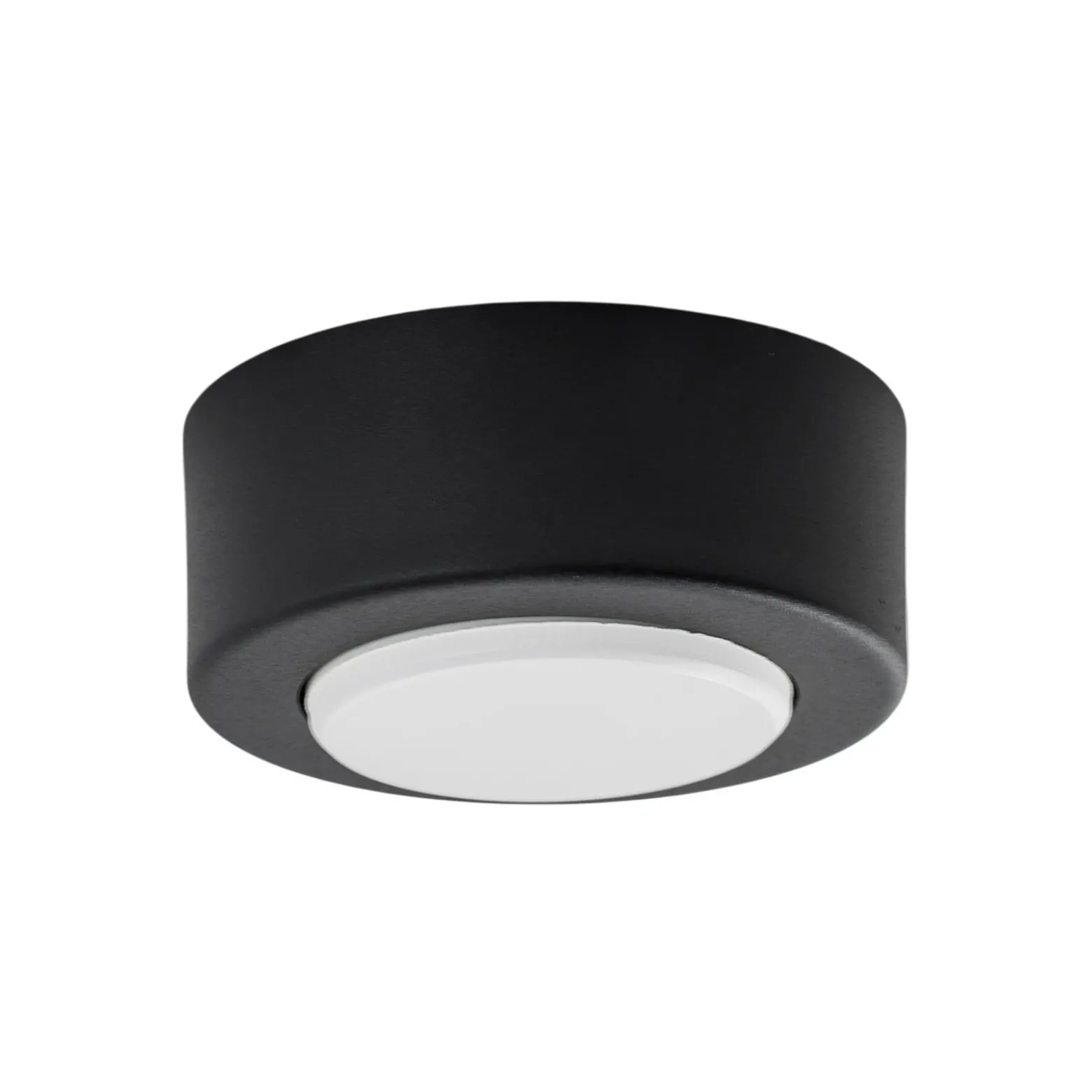 SPOT 53 foco de techo, negro, Ø 11,5 cm, metal, GX53