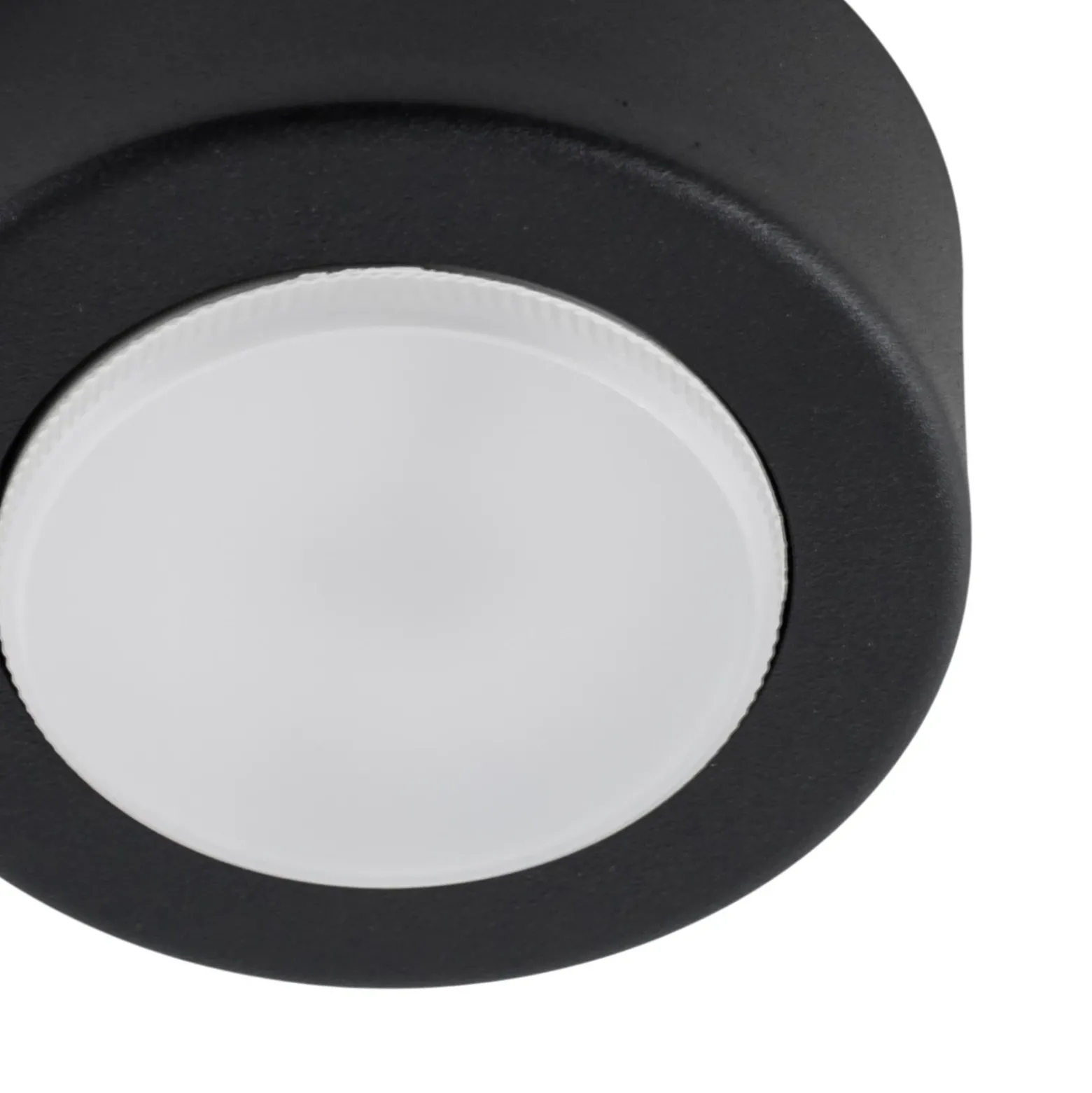 SPOT 53 foco de techo, negro, Ø 11,5 cm, metal, GX53