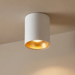 Starlight downlight de techo, redondo, blanco