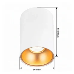 Starlight downlight de techo, redondo, blanco