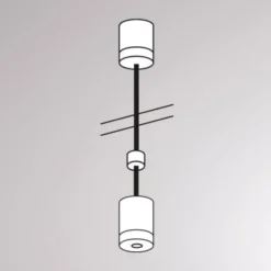 Suspensión para carril Volare, 100 cm, blanco