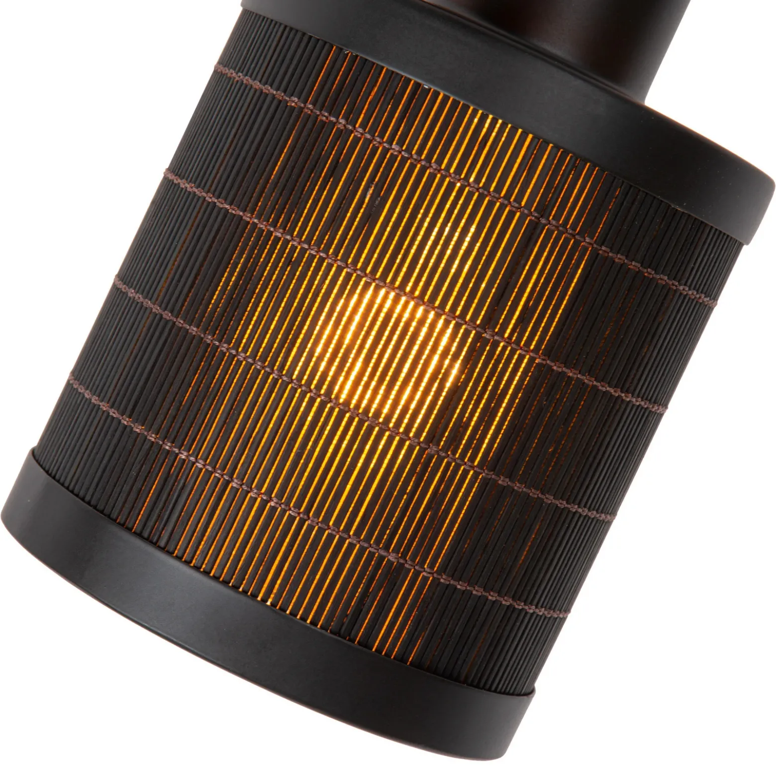 Tagalo downlight de techo de bambú, 1 luz