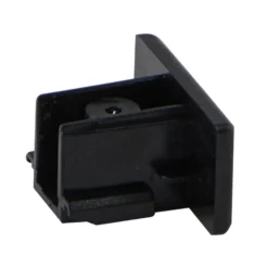 Tapa Lindby Linaro, negra, tornillo, sistema de riel monofásico