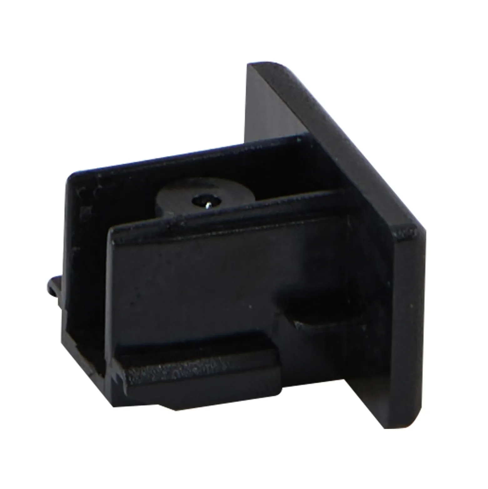Tapa Lindby Linaro, negra, tornillo, sistema de riel monofásico