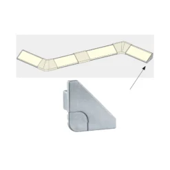 Tapa para perfil Delta Your LED, juego de 2