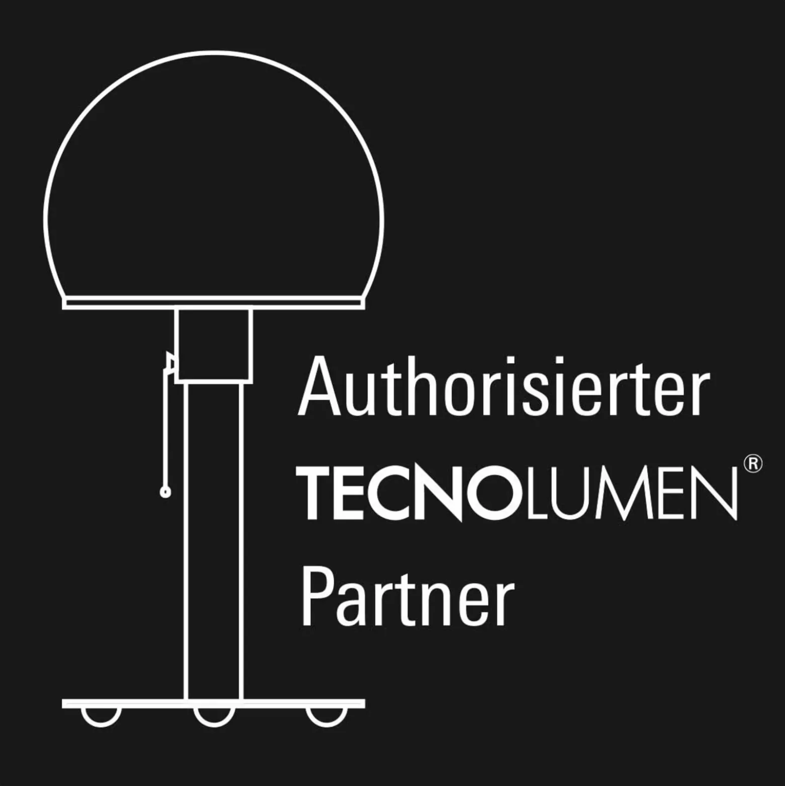 TECNOLUMEN Bulo - Lámpara de mesa LED, negro