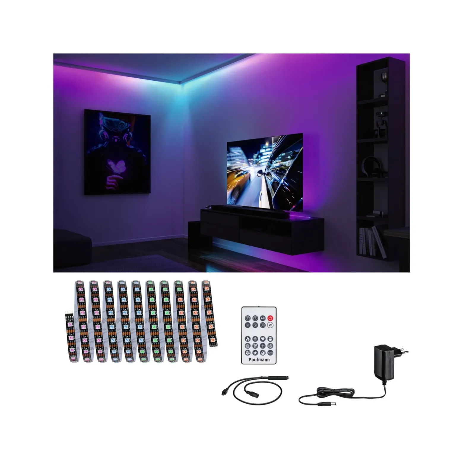 Tira LED EntertainLED de Paulmann, RGB, Set, 3m