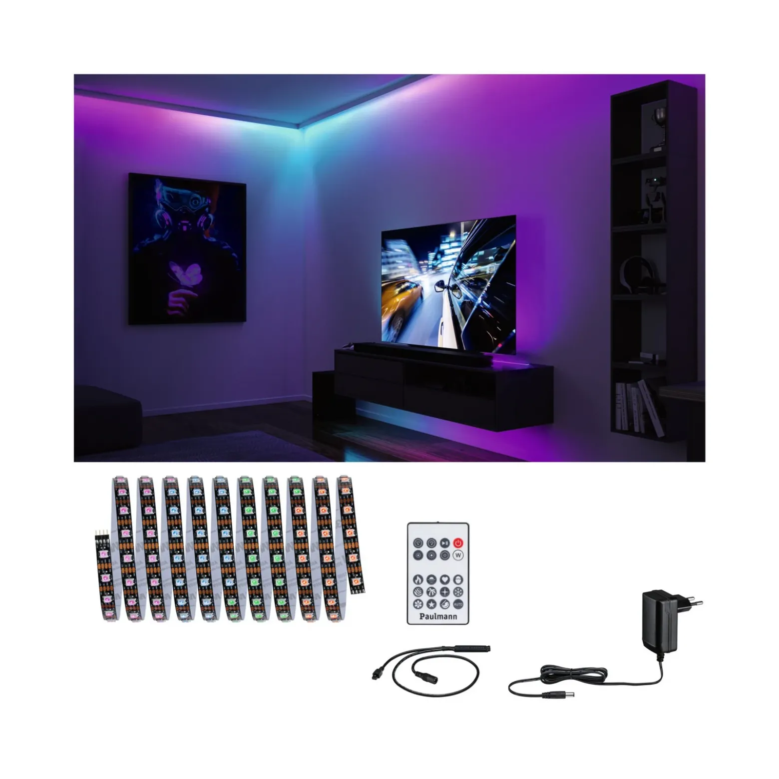 Tira LED EntertainLED de Paulmann, RGB, Set, 3m