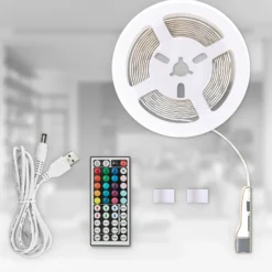 Tira LED Fly USB, longitud 5 m, RGBW, control remoto