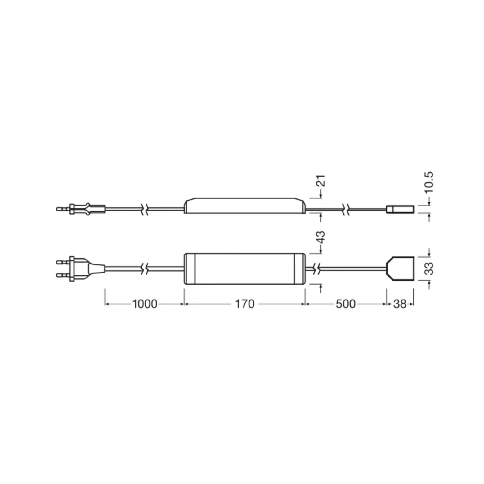 Tira LED OSRAM FLEX ACOUSTIC, kit de inicio, 260 cm, 10 mm